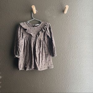 Zara Kids - Cotton Dress, Gray